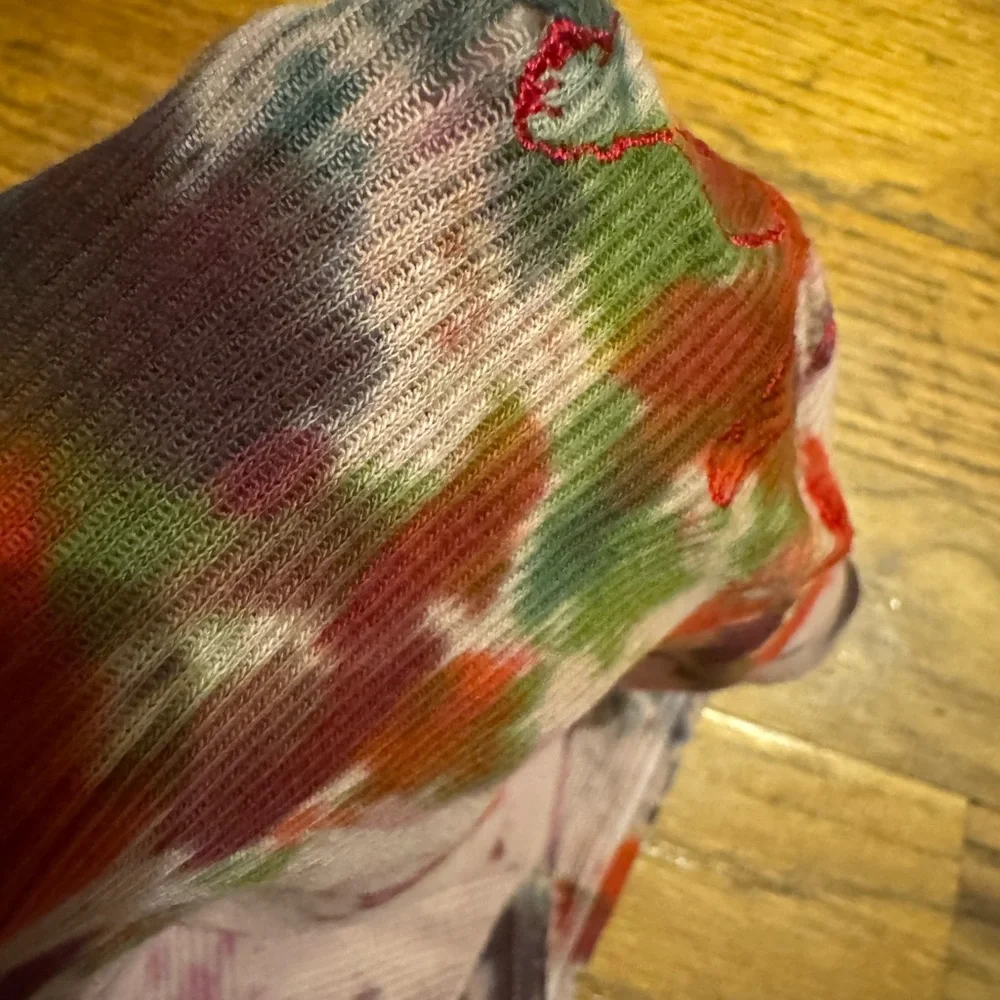 Tie-Dye Ribbed Tank Top - Multicolor - Picture 6 of 8